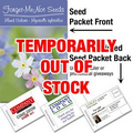 Forget-Me-Not (mixed colors)/ Mailable Seed Packet - Custom Printed Back